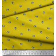 thumbnail image 2 of Soimoi Polyester Crepe Fabric Frog Animal Print Fabric by The Yard 42 Inch Wide, 2 of 3