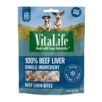 VitaLife Morceaux de foie de boeuf, friandises de chien séchées au gel 172 g