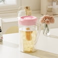 thumbnail image 2 of Feltree 2L Plastic Pitcher with Lid for Iced Tea, Lemonade and Infused Water - Heat Resistant, Dishwasher Safe, Bpa-Free - Ideal for Kitchen, Home, Party, Bar, Wedding, 2 of 8