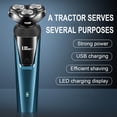 thumbnail image 3 of Aqestyerly Lingke Men's Electric Beard Trimmer 3-in-1 Shaver Razor with Washable USB Charging for Grooming HWRETIE, 3 of 3