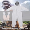 thumbnail image 4 of Professional Beekeeping Protective Suit Gloves Beekeeper Protect Equipment Jumpsuit(XL), 4 of 5