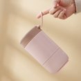 thumbnail image 4 of Stainless Steel Double Layer Soup Cup Cereal On The Go Cup Breakfast Cup With Lid And Spoon Food Container Pot, 4 of 7