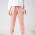 thumbnail image 5 of CHUANK Kids Boys Girls Sweatpants Workout Pants High Waisted Drawstring Trackpants Cinch Bottom Trousers, 5 of 5