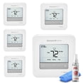 thumbnail image 1 of 5-Pack Honeywell T4 Pro Series Programmable Thermostat TH4110U2005 + LCD Cleaner, 1 of 4
