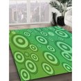 thumbnail image 3 of Ahgly Tapis Rectangulaire Lavable en Machine Intérieur Transitionnel Vert Néon, 8 Pieds x 12 Pieds, 3 of 7