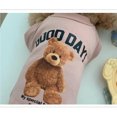 thumbnail image 3 of Cute Bear Dog Clothes Soft Comfortable Warm Round Neck Cartoon Dog Clothes for Pets, 3 of 6