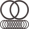 thumbnail image 1 of KAKOWELY 20pcs Trumpet Ring Trumpet Cornet Tuning Slide Rings Rubber Rings Trumpet Bumper Stoppers,0.47X"X0.47"X0.04", 1 of 4