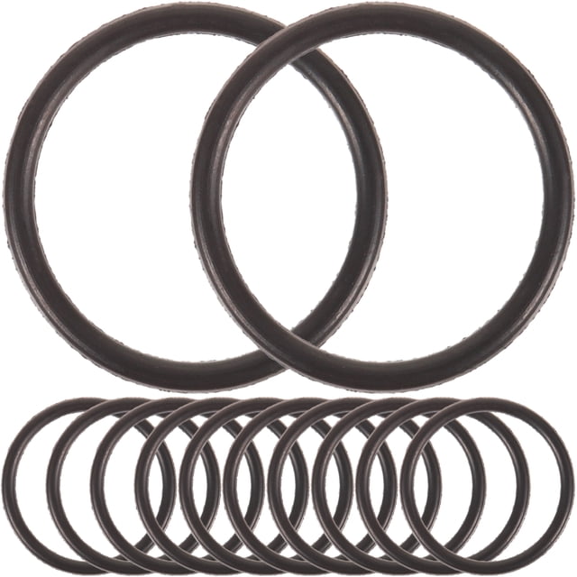 KAKOWELY 20pcs Trumpet Ring Trumpet Cornet Tuning Slide Rings Rubber Rings Trumpet Bumper Stoppers,0.47X"X0.47"X0.04"