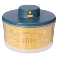 thumbnail image 1 of Rongfmy Electric Salad ner Vegetable Dryer Quick Drying Household Drainer Storage Drying Blue, 1 of 8