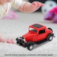 thumbnail image 4 of Vintage Car Model, Early Education Mini Car Model Alloy 1:32 Opened Doors  for Display Red, 4 of 7