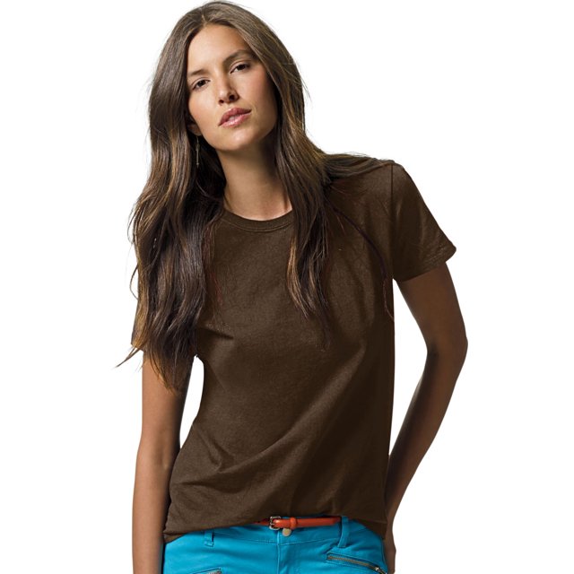Hanes ComfortSoft T-Shirt à Col Ras du Cou en Jersey Coupe Décontractée pour Femmes, m
