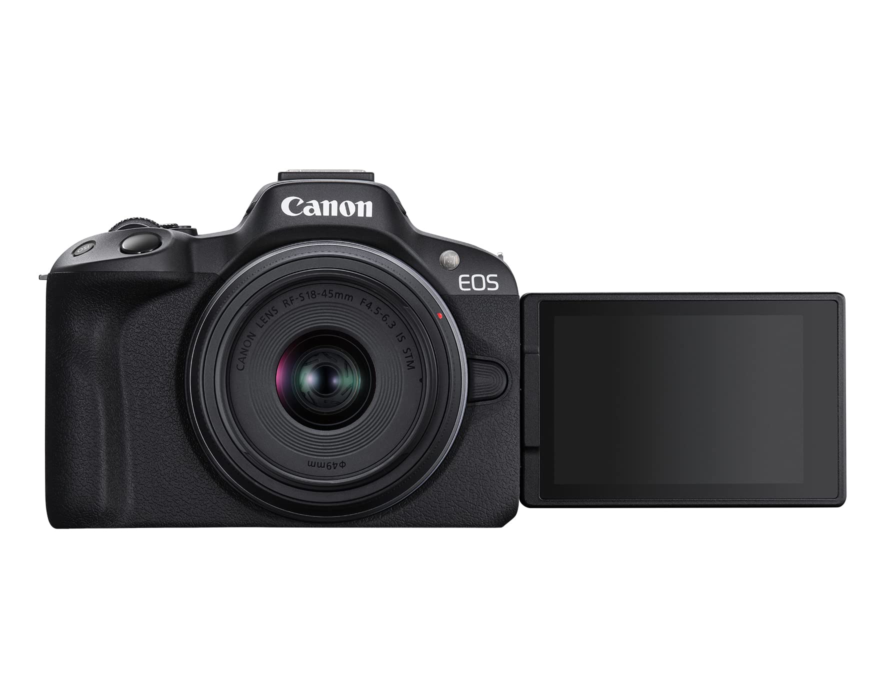 Canon EOS R50・RF-S18-45 IS Canon EOS R50 Mirrorless Vlogging Camera (Black) w/RF-S18-45mm F4