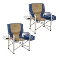 thumbnail image 1 of Kamp-Rite Director Portable Lounge Chair w/ Cooler & Side Table, (2 Pack), 1 of 6