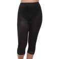 thumbnail image 3 of Women's Rago 6265 Diet Minded Capri Pant Liner (Black 9X), 3 of 4