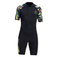 thumbnail image 4 of Combinaison Isothermique 5 mm en Néoprène Chaude à Manches Courtes pour Plongée par Temps Froid, Combinaison Humide pour Femmes Adultes, Plongée, Natation, Plongée sous-Marine, Surf, Maillot de Bain, L L, 4 of 5