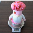 thumbnail image 3 of PVCS Strawberry Chef's Hat Rudolph Dwarf Faceless Doll Plush Toy Children Gift for Kids, 3 of 3