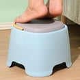 thumbnail image 3 of RKSTN Plastics Small Stools Plastic Mini Stool For Home Thickened For Living Room Bathroom Shoe Changing Sturdy And Lightweight, 3 of 5