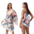 thumbnail image 1 of Foldable Beach Towel Printed Bath Towel All-in-one Beach Towel All-in-one Bag For Storage, 1 of 5