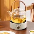 thumbnail image 4 of FHBVT Mini Electric Stove Portable, Three-Stage Adjustable Heat Knob Explosion-Proof Panel Even Heating for Boiling Simmering Frying, Compact Kitchen Countertop Hot Plate Cooking Home Dorm, 4 of 7