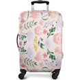 thumbnail image 3 of Travel Luggage Cover Suitcase Protector Fits 18-32 Inch Luggage Wheel Covers Patterned Travel Related Items Flower Luggage Protector Elastic Luggage Anti-scratch Suitcase Cover L, 3 of 5