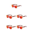 thumbnail image 3 of Decodeary Protection Bois Mode Lentille Colorée Options Monture Légère Rouge 5Ensemble, 3 of 6