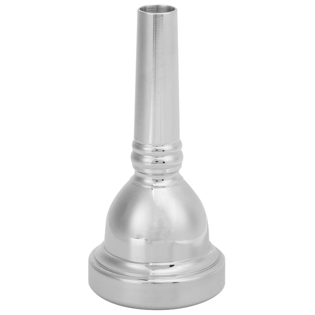 1/2 en Corne Embout Buccal Cuivre Durable Instrument de Musique Accessoire pour Ténor TromboneSilver