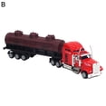 thumbnail image 1 of 1 65 Modèle de Camion en Alliage Réaliste Simulé Détaillé Américain Super Long Modèle de Camion de Transport pour Adultes, 1 of 10