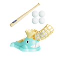 thumbnail image 2 of Almencla Kids Pitching Machine Baseball Practice Pitching Set for Indoor Outdoor Boys 6 Baseballs, 2 of 8