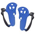 thumbnail image 3 of 2 Pcs Housse de Poignée de Contrôleur Tactile Protecteur en Silicone avec Sangles pour Meta Quest Pro Bleu, 3 of 14