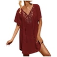 thumbnail image 1 of 2025 Paréo de Maillot de Bain pour Femmes en Dentelle Transparente, Cache-Maillot Crochet à Col en V, Couvre-Maillot de Bain, Couvre-Maillot de Bain, Robe de Couvre-Maillot, Couvre-Maillot de Plage, Couvre-Maillots pour Maillot de Bain, Couvre-Maillots, 1 of 6