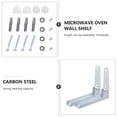 thumbnail image 3 of AMERTEER Turntable Microwave Oven Stand Microwave Shelf 23x4cm White, 3 of 8