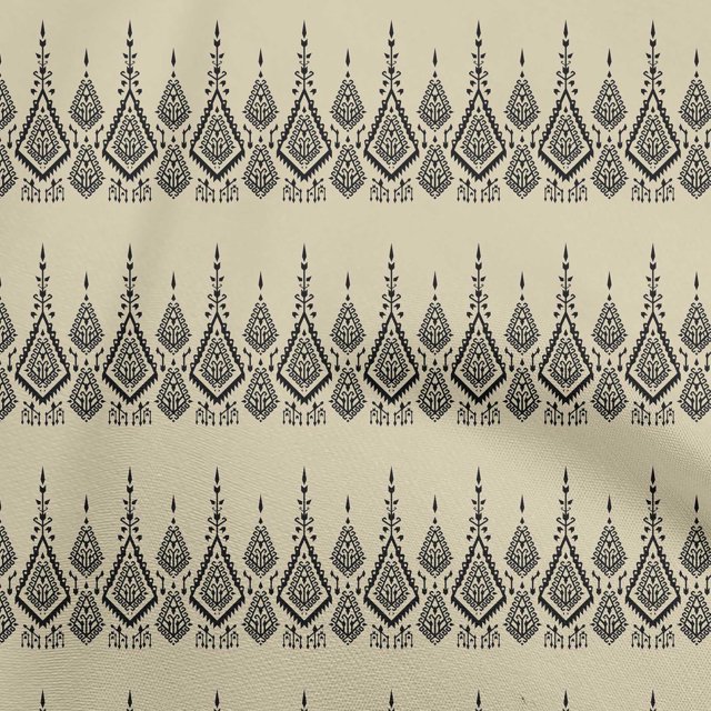 oneOone Polyester Lycra Beige Fabric Block Sewing Craft Projects Fabric Prints By Yard 56 Inch Wide