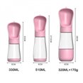 thumbnail image 3 of Portable Dog Water Bottle With Food Container Travel 2 in 1 Pet Water Dispenser For Small Large Dogs Cat Labrodor Drinking Bowls, 3 of 10