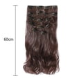thumbnail image 5 of Maoww Curly Wavy Hair Extension Synthetic 60 Cm High Temperature Silky Long Wig 12, 5 of 5