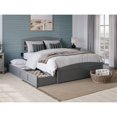 thumbnail image 1 of AFI Warren Solid Wood Traditional Full Bed w/ 2 Drawers in Gray, 1 of 14