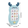 thumbnail image 3 of Baby Phone Toy Interactive Electronic Music Lights Chewable Early Educational Baby Smartphone Toy, 3 of 4