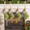 thumbnail image 5 of pitrice Noël Chaussette Cintre Atmosphères Thématiques Noël Cheminée Crochet Réutilisable Personnalisé Escalier Rack Placage Bas Titulaire Clip Or Bonhomme de Neige, 5 of 5