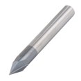 thumbnail image 2 of 3 Flute Chamfer Milling Cutter, Professional Chamfering Design Chamfer End Mill  For Small Cutting Amount Processing D12 X 60° X 75L,D10 X 60° X 75L,D8 X 60° X 60L,D6 X 60° X, 2 of 8