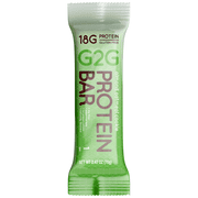 G2G Protein Bar, Almond Oatmeal Cookie, Healthy Snack, Delicious Meal Replacement, Gluten-Free, Clean Ingredients, Refrigerated for Freshness, 8 Count (Pack of 8)