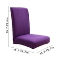 thumbnail image 3 of Sentmoon Solid Color Brushed High Elastic Chair Cover Soft And Comfortable Chair Seat Cover -proof And Dirt- Chair Slipcover Suitable For Dining Chair Wal-mart Deals, 3 of 3