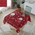 thumbnail image 2 of Nappe Commémorative Patriotique Carrée Imperméable et Antitaches, Nappe Essuyable Sans Plis pour Rond/rectangulaire/ovale/carré/salle à Manger/fête, Étoiles Rouge Bleu Feux d'Artifice 4 Juillet 60x60, 2 of 5
