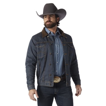 Wrangler Men's Western Style Lined Denim Jacket