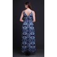 thumbnail image 2 of Bimba Robe de Plage Bohème à Bretelles Sans Manches Longue Maxi Imprimée pour Femmes Shibori - Grand, 2 of 6