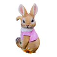 thumbnail image 1 of jinwen Lapin Ornements Statue de Jardin Figurines pour Salon Extérieur Rouge, 1 of 9