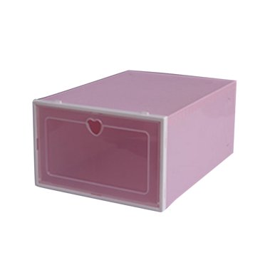 Stackable Storage Shoe Box Clear Closet Shelf Closet Shoes Plastic Shoe Organizer Womens Mens Shoes Container Xingzhi