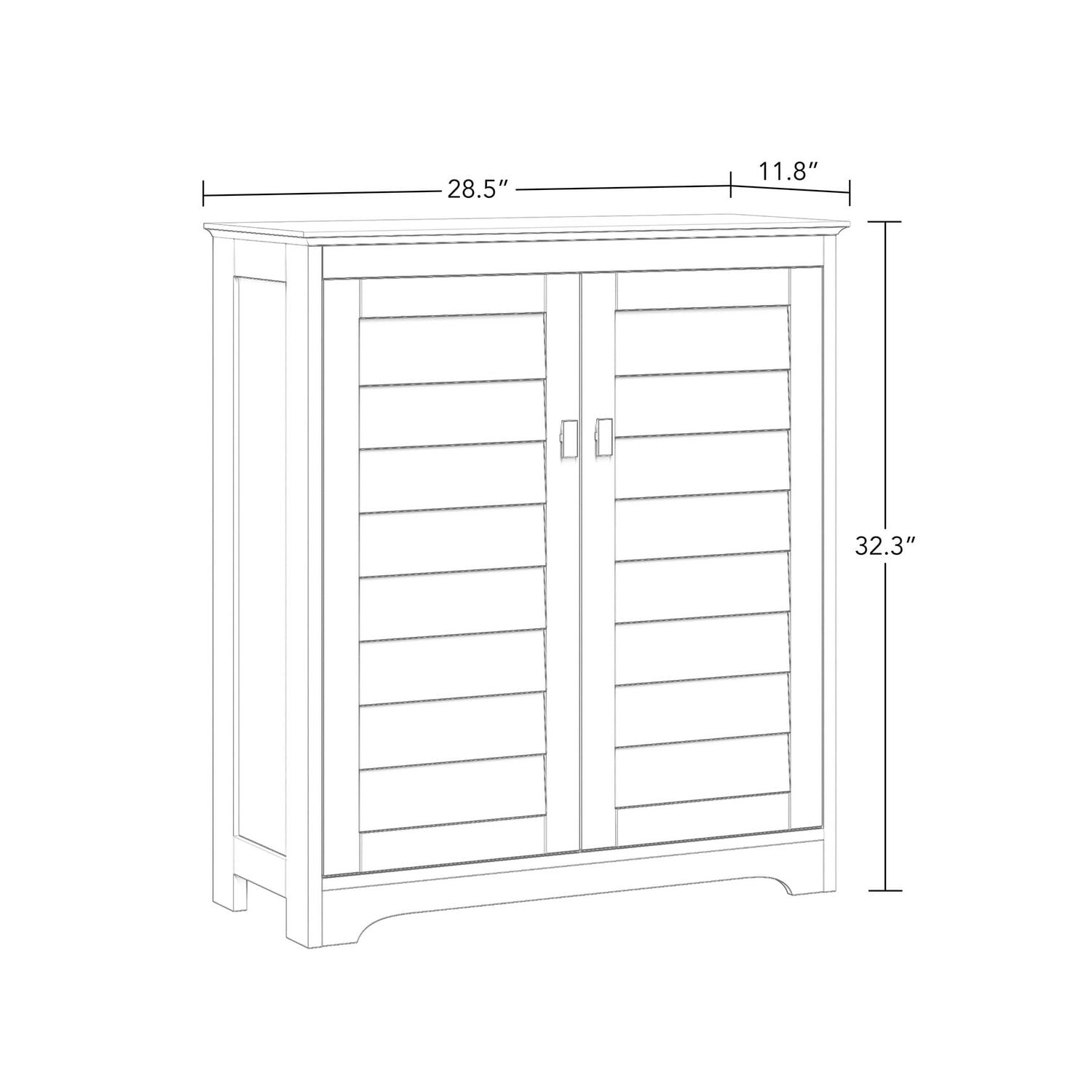 RiverRidge Home® Brookfield Two-Door Floor Cabinet - White