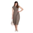 thumbnail image 2 of Robe taille haute à manches courtes George pour femmes, 2 of 6