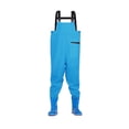 thumbnail image 2 of Splihome Kids Waders with Boots Youth Rain Trousers Waders For Teenagers For Fishing pink, 2 of 5