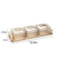 thumbnail image 3 of Fruit Tray Clear Snack Display Tray Candy Snack Tray Nut And Dried Fruit Storage Box Snack Tray For Kitchen And Party Food And Pantry Organization, 3 of 5