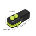 thumbnail image 2 of Mini Food Sealer Machine for Snack Bags, USB Rechargeable Plastic Sealing Tool, Portable Compact White or Black, 2-in-1 Sealing and Unsealing, 100x35x41mm, Includes Cable, 2 of 4
